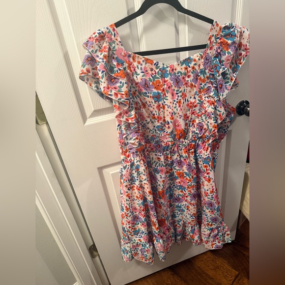 Floral Ruffle Dress - Picture 2 of 5
